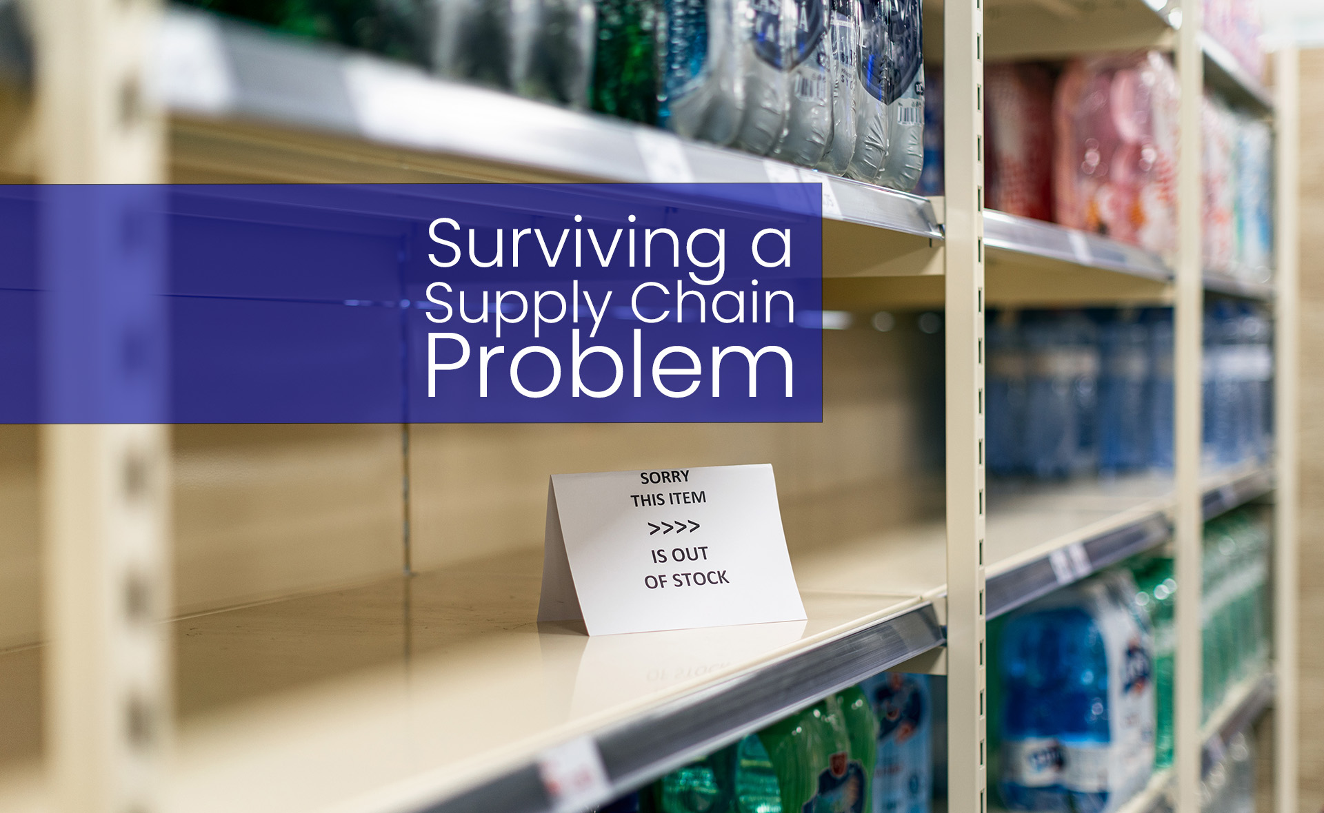  Whether you are a manufacturer, reseller or retailer, your supply chain is vital. A sudden disruption to that chain can be enough to cause serious operational challenges. 